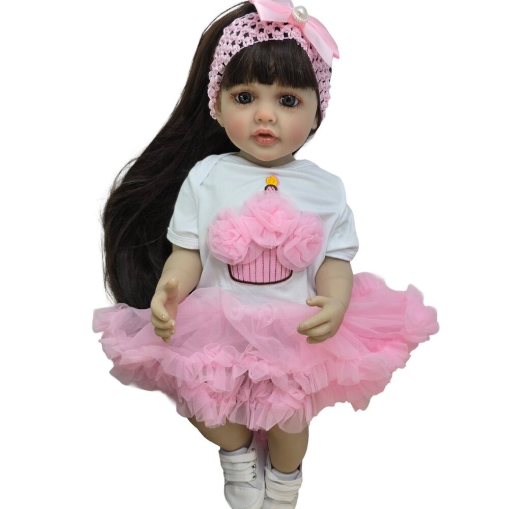 55 cm Babylistic Soft Silicone Vinyl Talking Reborn Doll very realistic